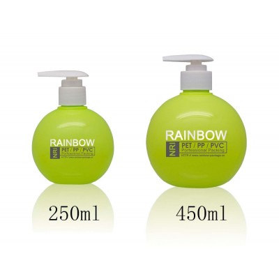 250ML, 450ML spheroidal PET bottle for liquid soap