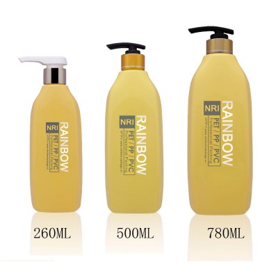 260ML, 500ML,780ML PET bottle with lotion pump