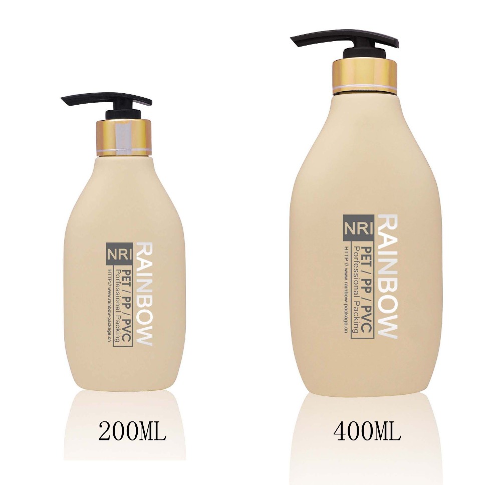 200ML,400ML PE shampoo bottle with lotion pump