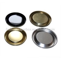 Metal lids paper tube stretch lid for tin jar